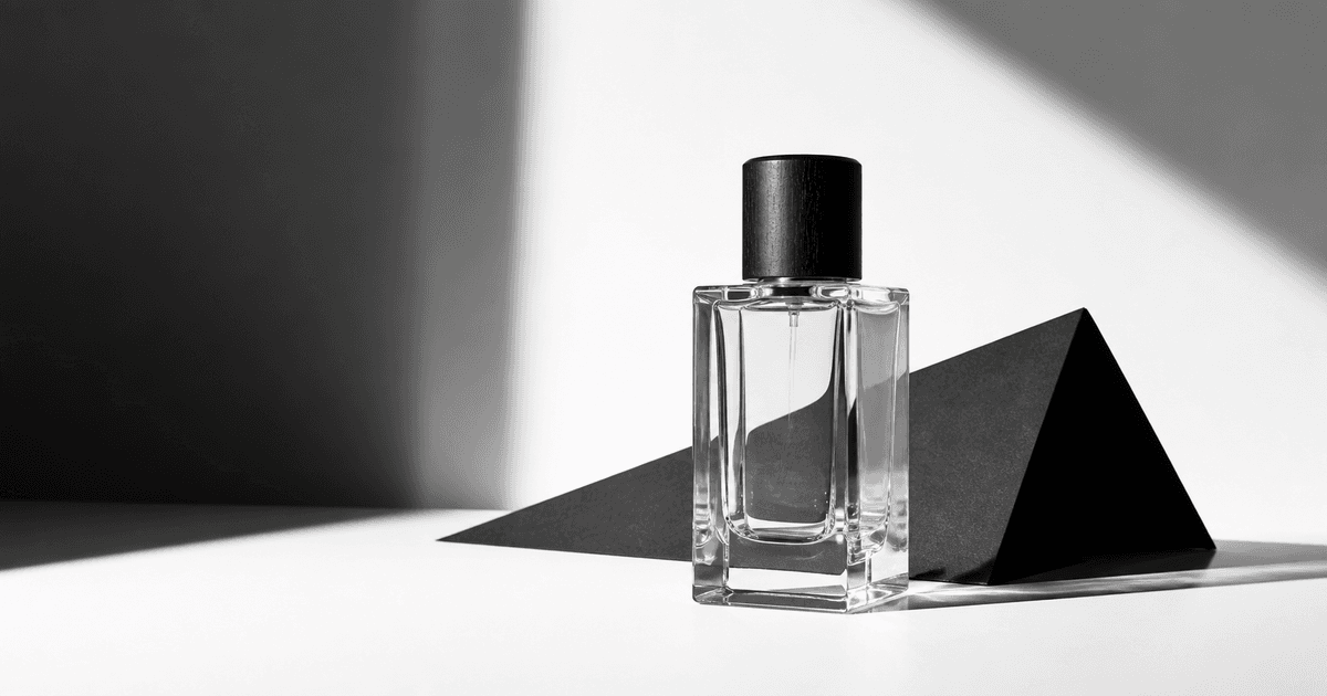 An original unbranded fragrance still life