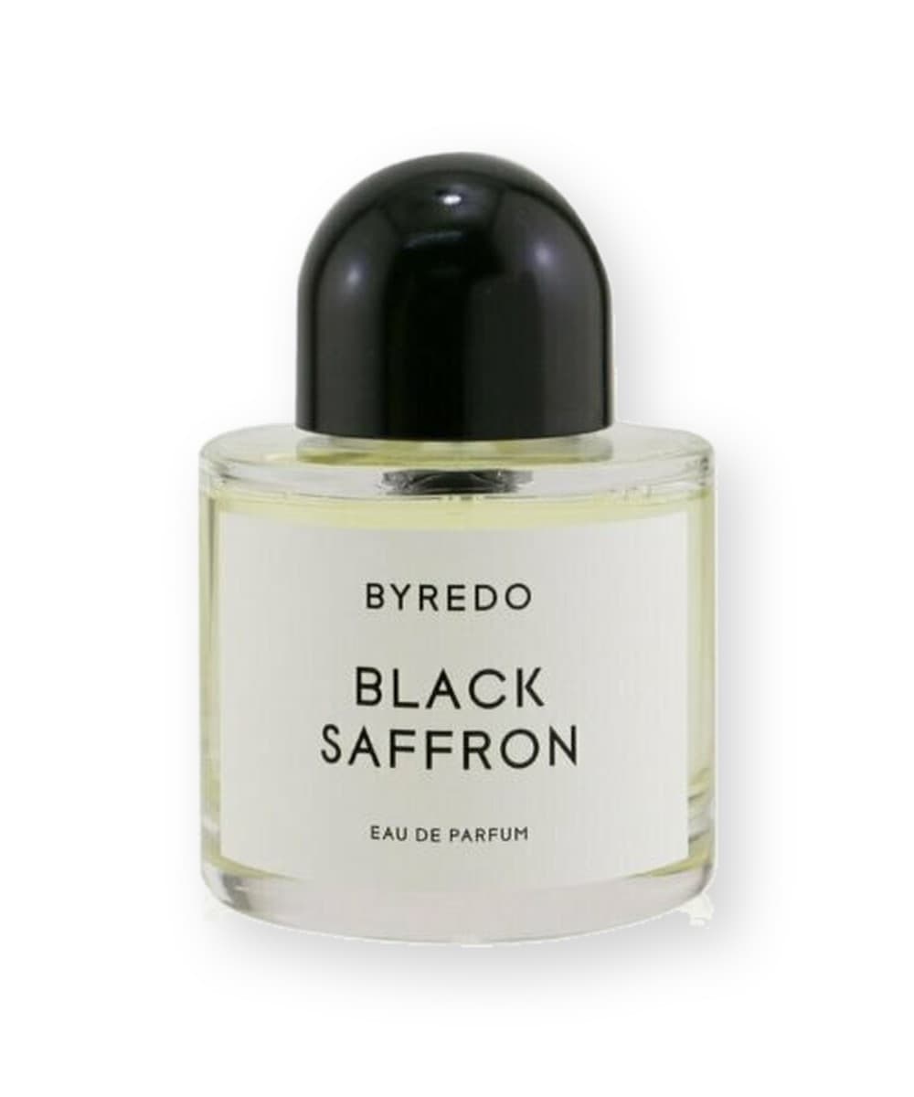 Byredo Black Saffron fragrance bottle, front view