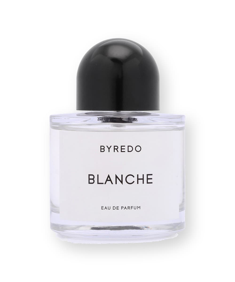 Byredo Blanche fragrance bottle, front view