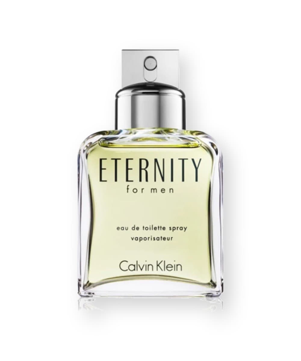 Calvin Klein Eternity Men fragrance bottle, front view