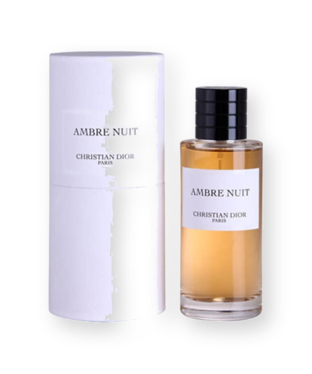 Dior Ambre Nuit fragrance bottle, front view