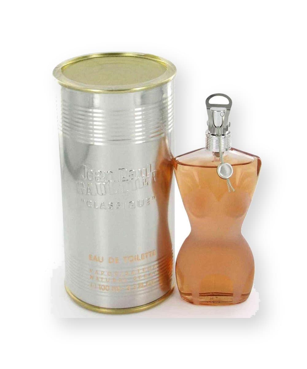 Jean Paul Gaultier Classique Eau de Toilette fragrance bottle, front view