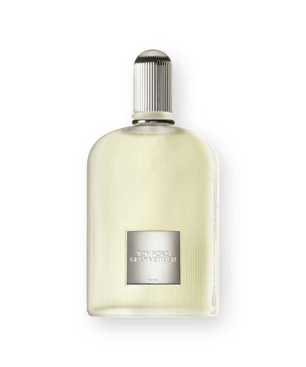 Tom Ford Grey Vetiver fragrance bottle, front view