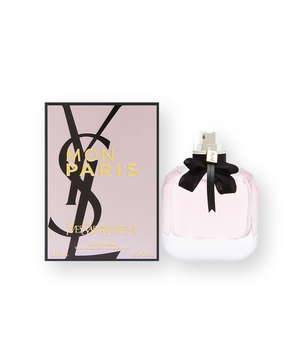 Yves Saint Laurent Mon Paris fragrance bottle, front view