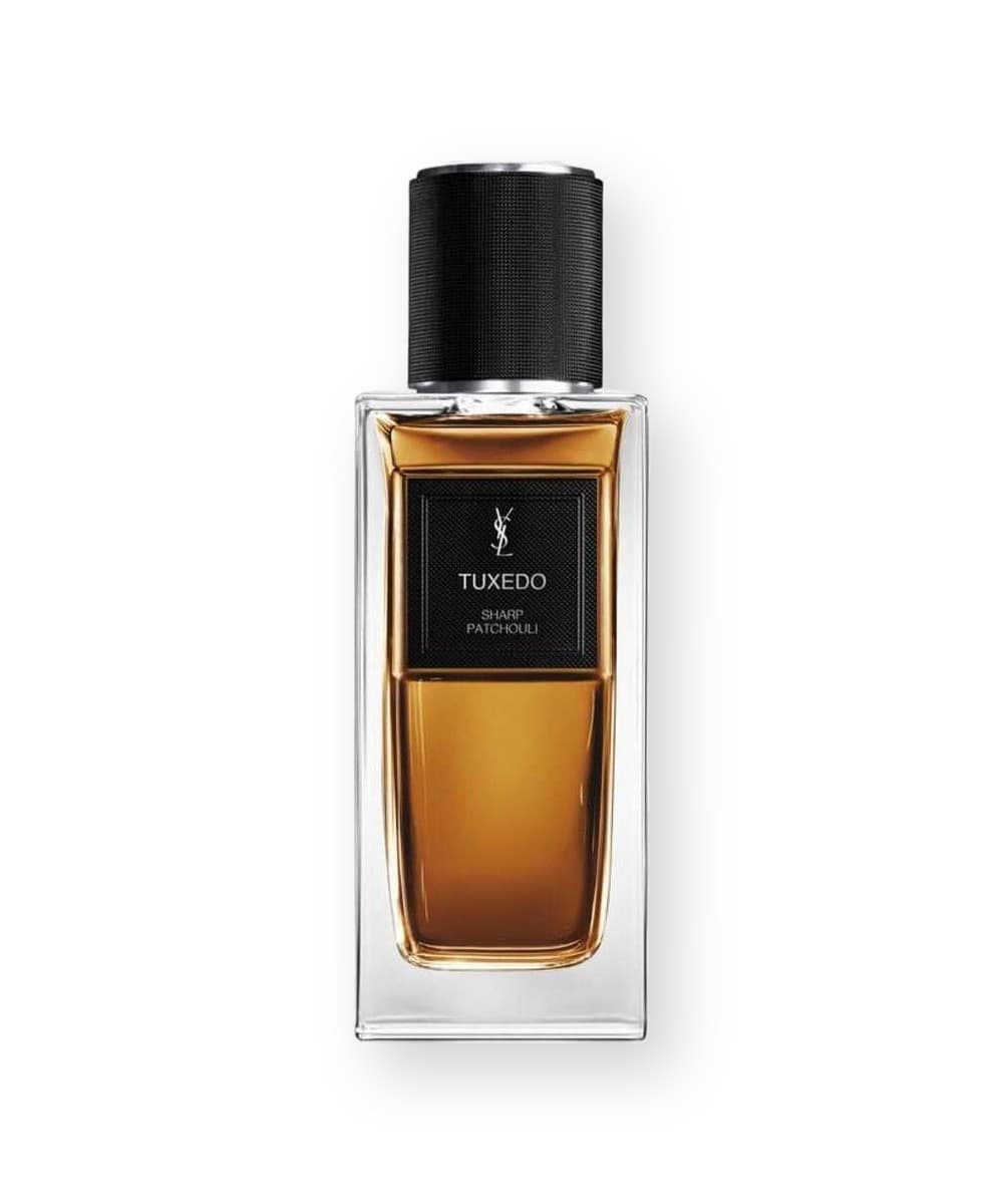 Yves Saint Laurent Tuxedo Sharp Patchouli fragrance bottle, front view