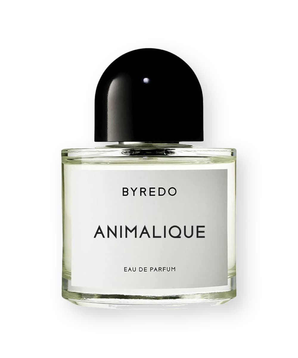 Byredo Animalique fragrance bottle, front view