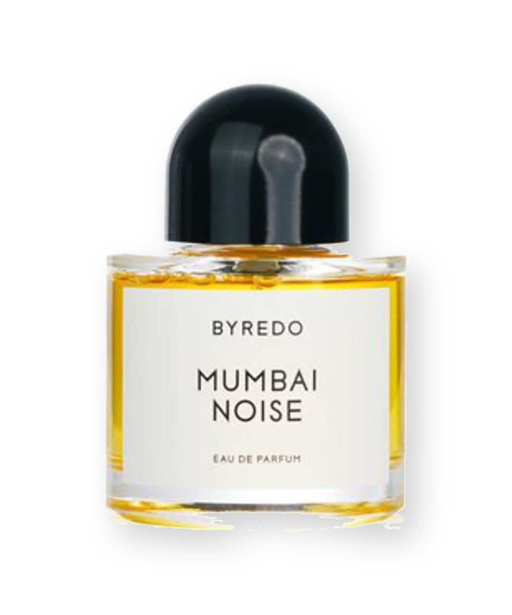 Byredo Mumbai Noise fragrance bottle, front view