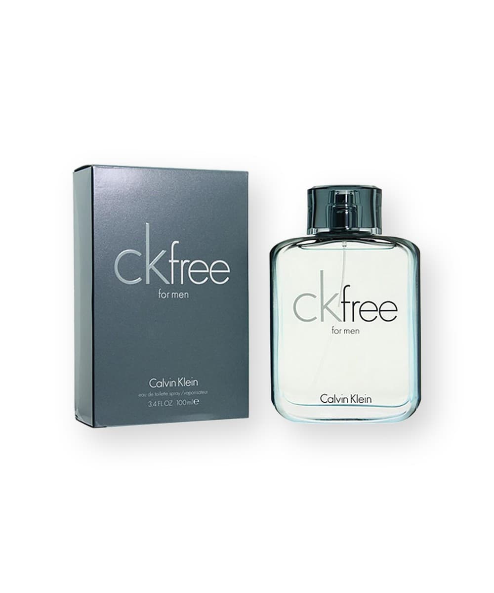 Calvin Klein CK Free fragrance bottle, front view