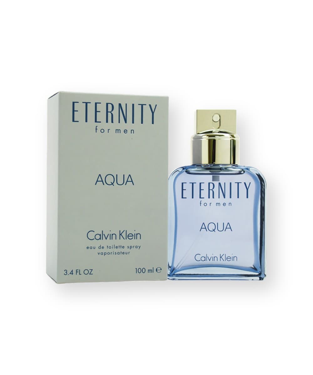Calvin Klein Eternity Aqua fragrance bottle, front view