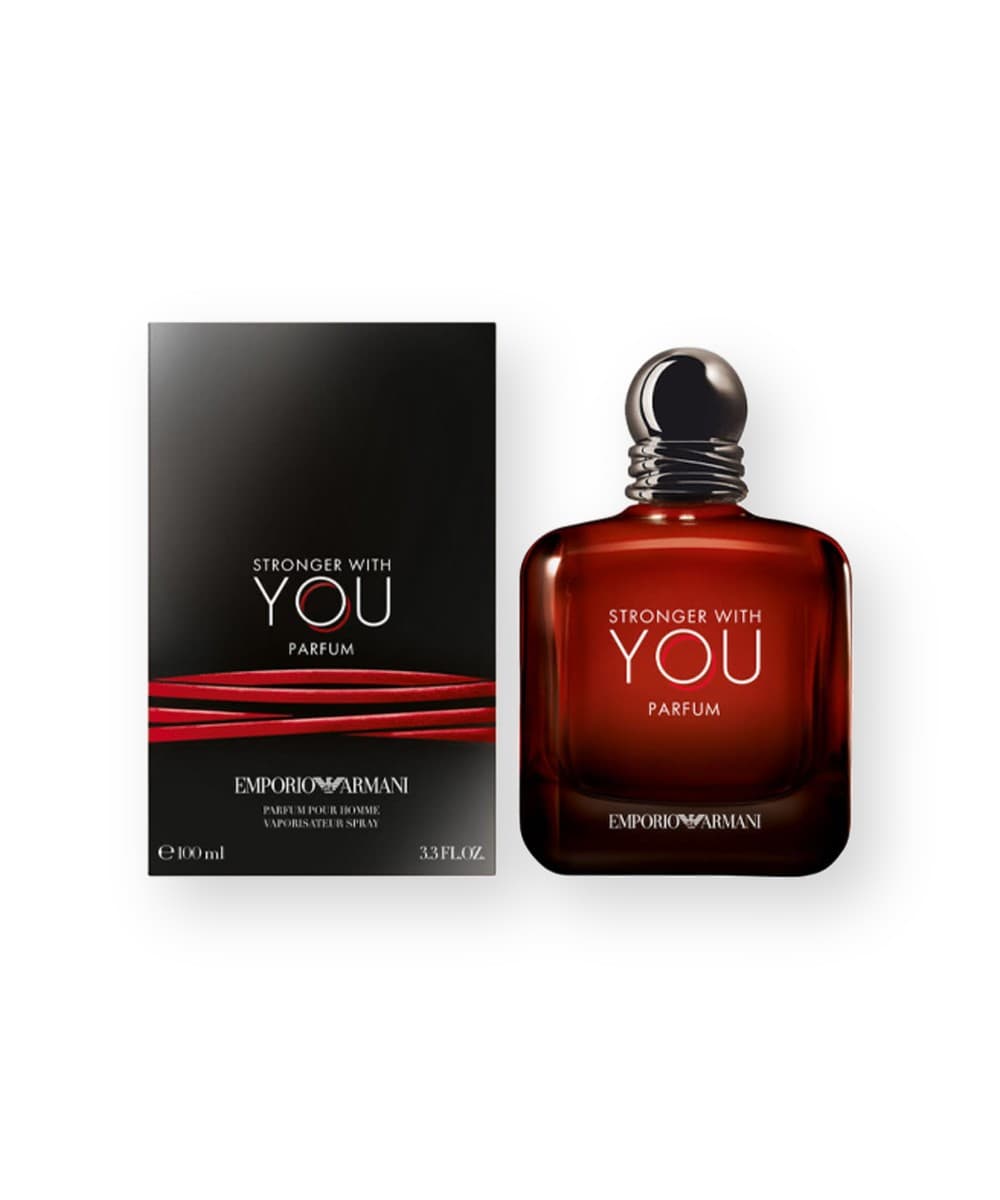 Giorgio Armani Stronger With You fragrance bottle, front view