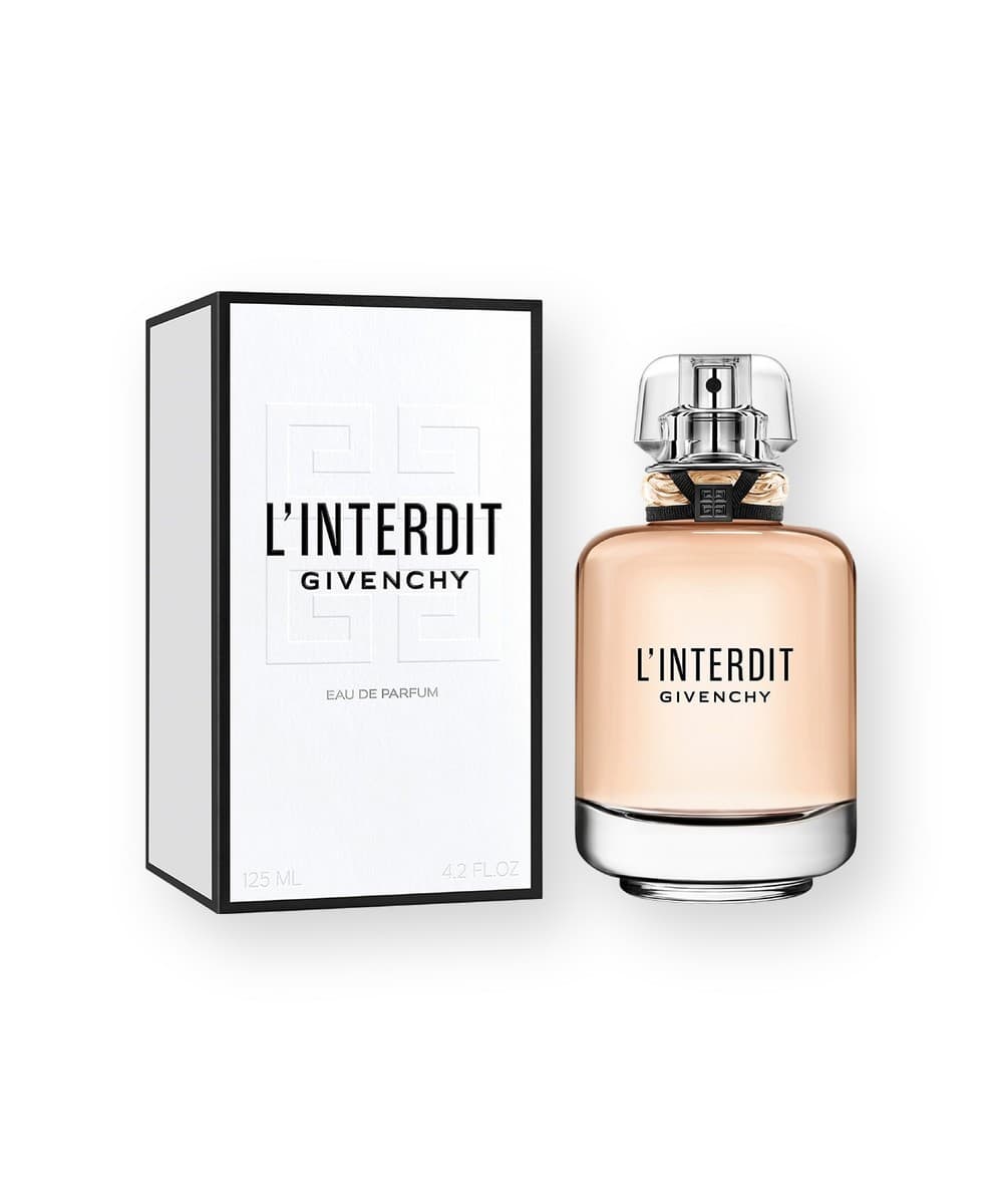 Givenchy L'Interdit fragrance bottle, front view