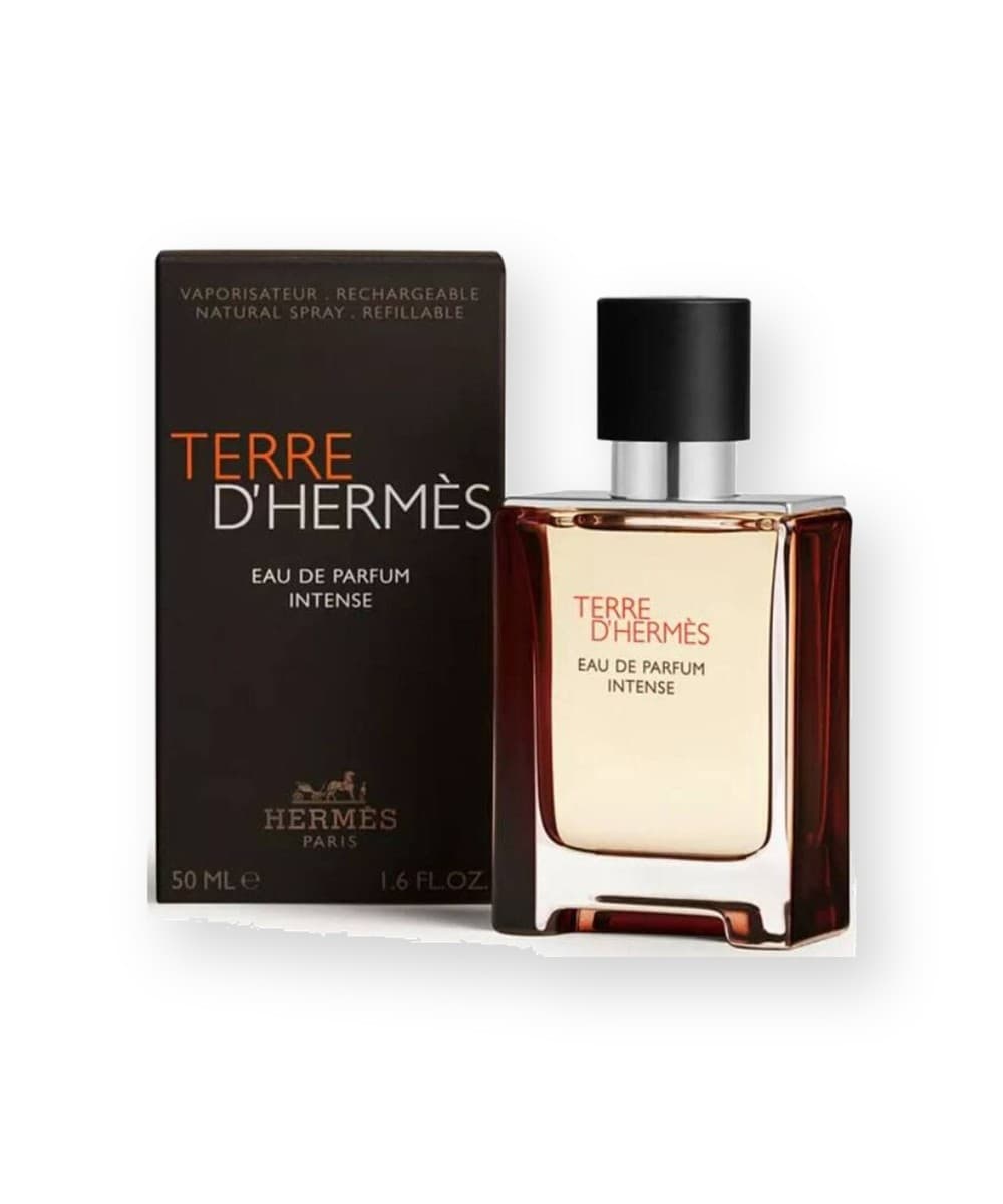 Hermès Terre D'Hermes Intense fragrance bottle, front view