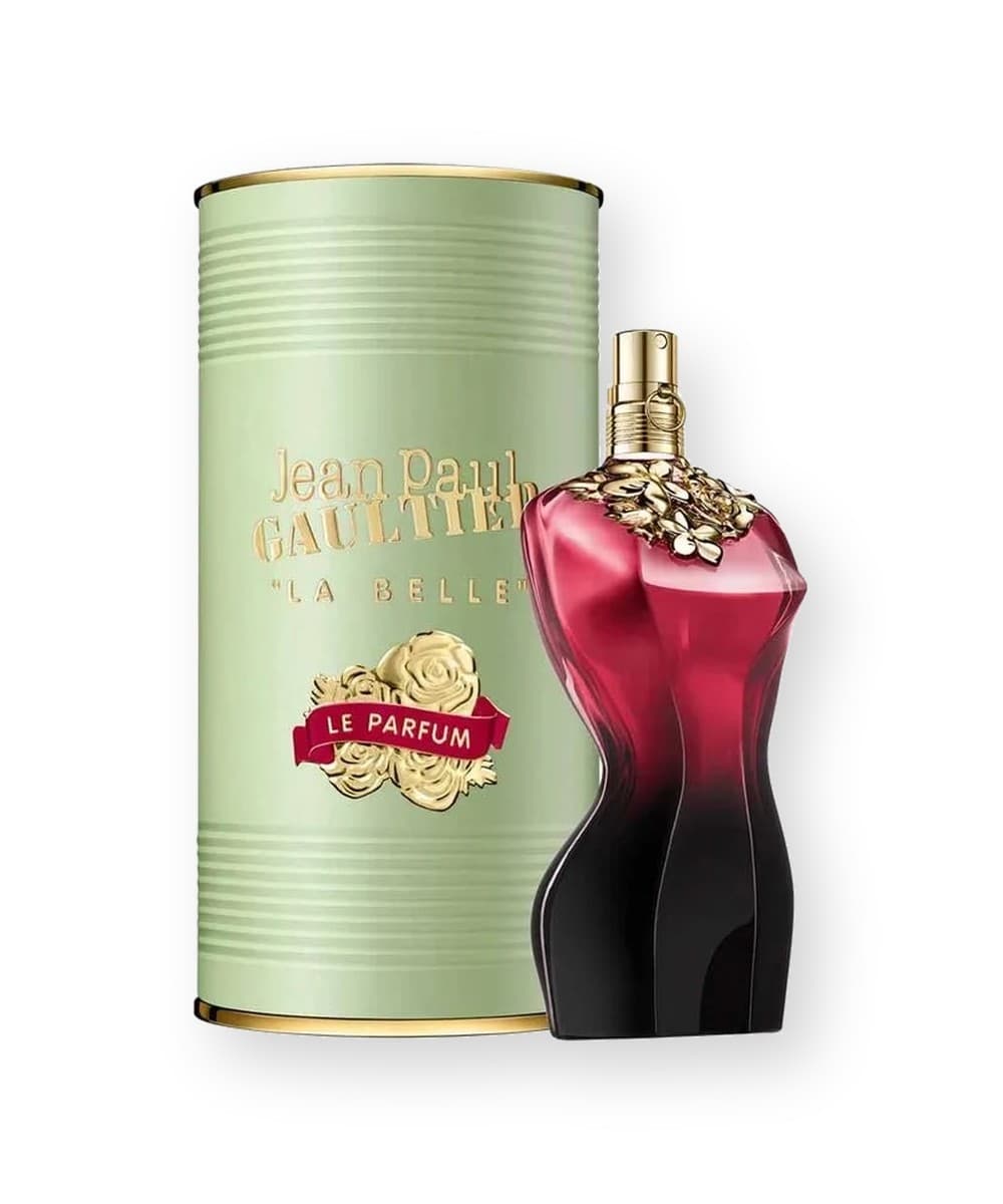 Jean Paul Gaultier La Belle Le Parfum fragrance bottle, front view
