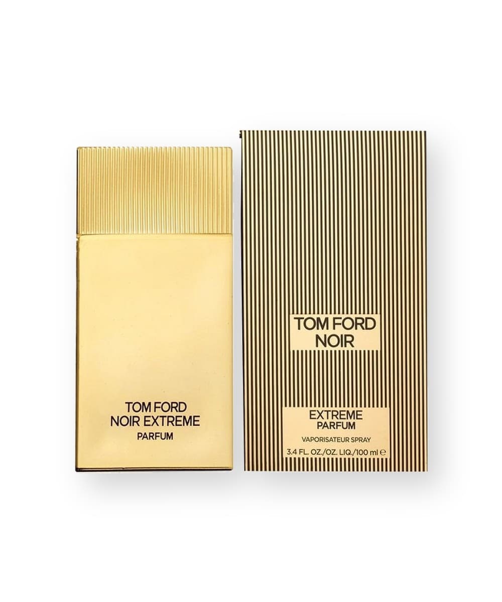 Tom Ford Noir Extreme Parfum fragrance bottle, front view