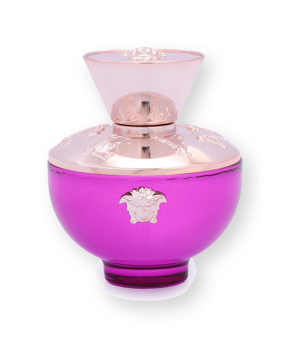 Versace Pour Femme Dylan Purple fragrance bottle, front view