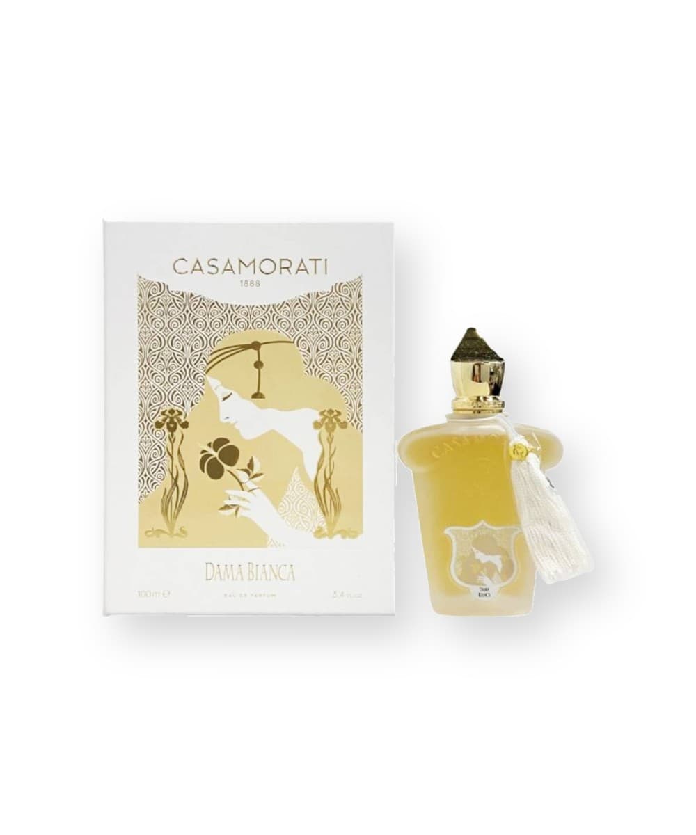 Xerjoff Dama Bianca fragrance bottle, front view